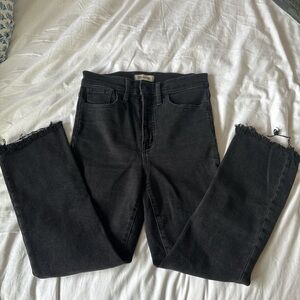 Madewell Black Jeans “Cali Denim Boot” Size 28